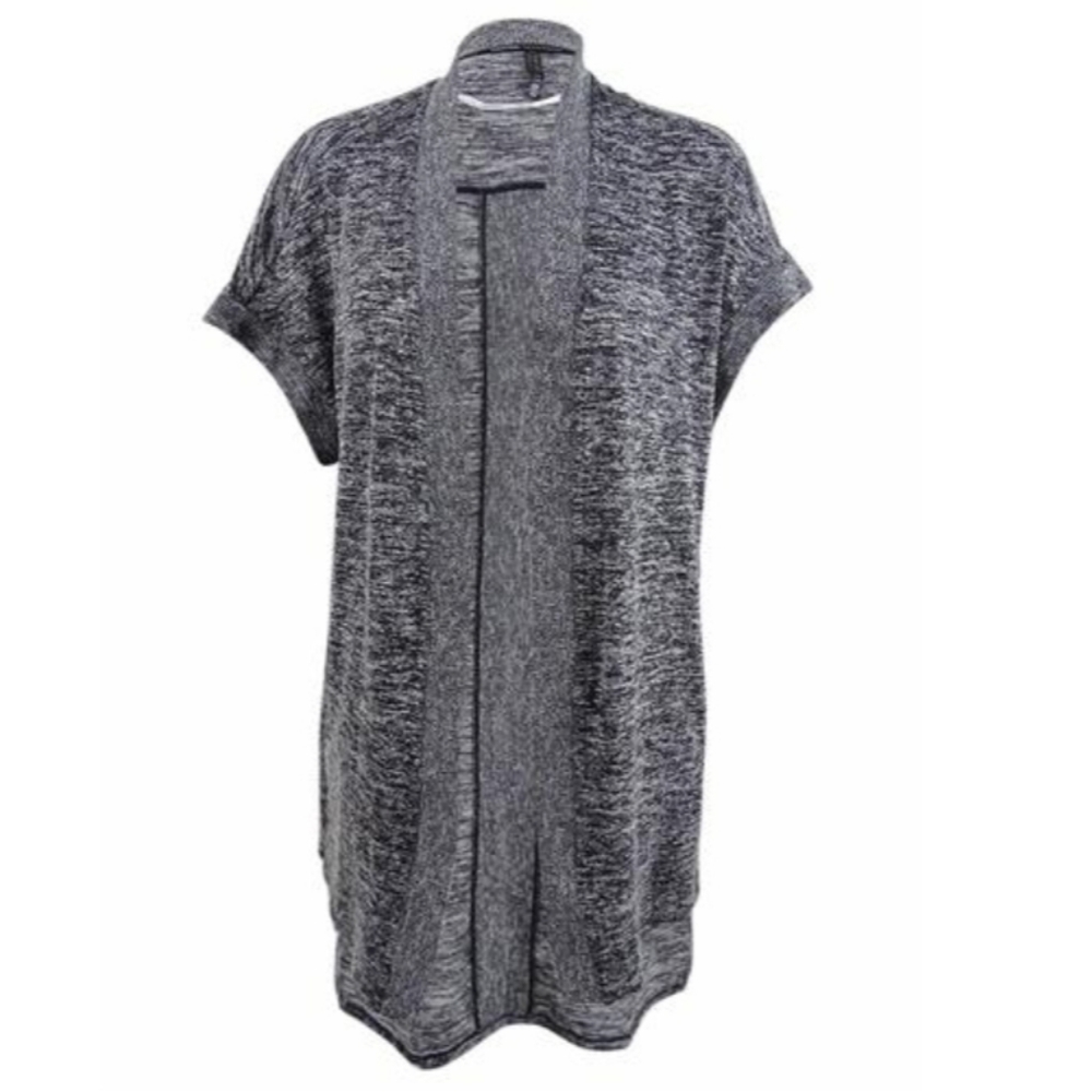 Calvin Klein- Grey sweaterknit Duster with Rib